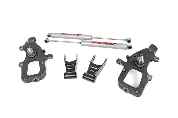 Rough Country - 2 Inch/2 Inch Ford Lowering Kit 04-08 F-150-N2.0 Rough Country