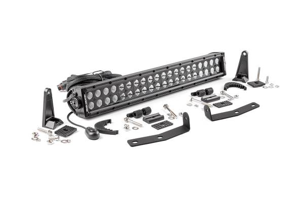 Rough Country - Nissan 20 Inch LED Bumper Kit Black Series 16-20 Titan XD Rough Country
