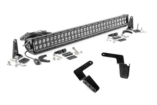 Rough Country - Toyota 30 Inch LED Bumper Kit Black Series 07-14 FJ Cruiser Rough Country
