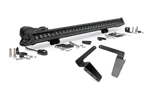 Rough Country - Toyota 30 Inch LED Bumper Kit Black Series 14-20 Tundra Rough Country