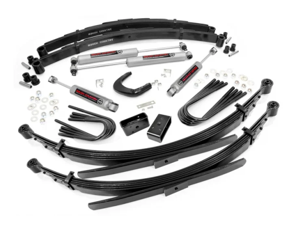 Rough Country - 6 Inch Suspension Lift System 56 Inch Rear Springs 88-91 C10/K10 Suburban/K5 Blazer/C15/K15 Rough Country