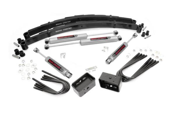 Rough Country - 4 Inch Suspension Lift Kit 70-72 Jimmy 69-72 C10/K10/C20/K20/K5 Blazer/C15/K15/C25/K25 Rough Country