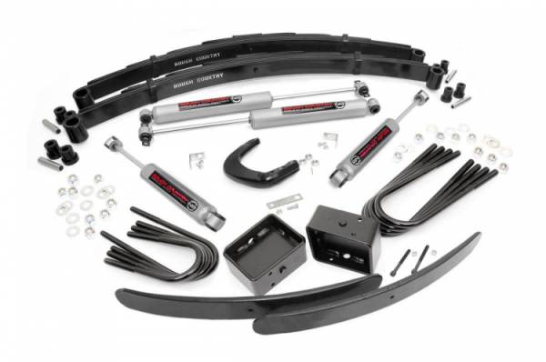 Rough Country - 6 Inch Suspension Lift System 56 Inch Rear Springs 73-76 C20/K20/C25/K25 Rough Country