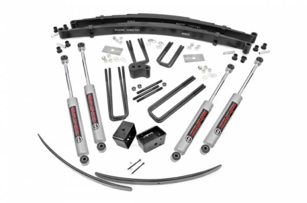 Rough Country - 4 Inch Suspension Lift Kit 74-77 Ramcharger 74-77 Trailduster Rough Country