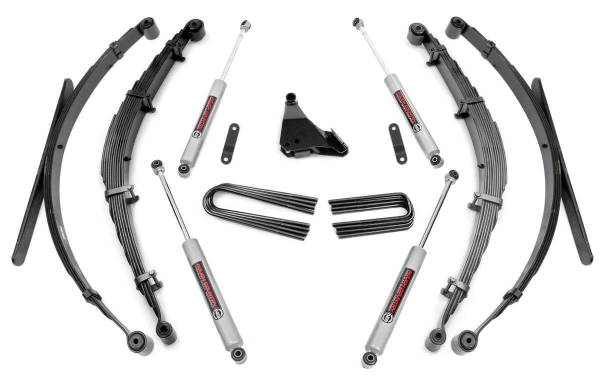 Rough Country - 4 Inch Suspension Lift System 99-04 F-250/F-350 Super Duty Rough Country