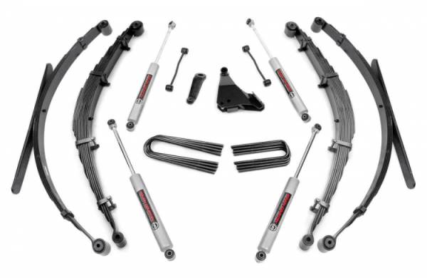 Rough Country - 6 Inch Suspension Lift System 99 4WD Ford F-250/F-350 Super Duty Rough Country