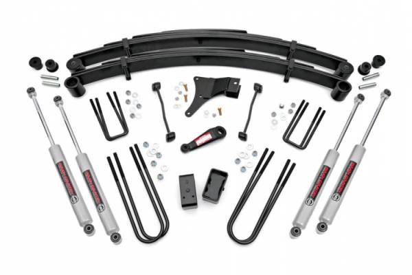 Rough Country - 6 Inch Suspension Lift Kit Premium N3 Shocks 99 Ford F-250 /F-350 Super Duty Rough Country