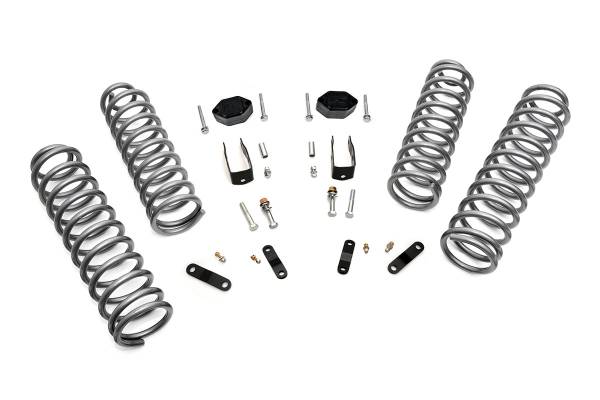 Rough Country - 2.5 Inch Jeep Suspension Lift Kit 07-18 Wrangler JK No Shocks Rough Country