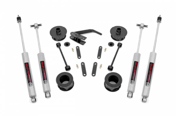 Rough Country - 2.5 Inch Jeep Premium Suspension Lift Kit 07-18 Wrangler JK Rough Country