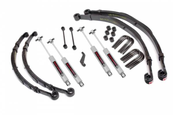 Rough Country - 4 Inch Jeep Suspension Lift Kit 82-83 CJ 5 82-85 CJ 8 Scrambler 82-86 Jeep CJ 7 Rough Country