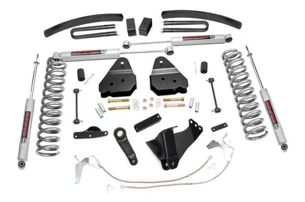 Rough Country - 6 Inch Suspension Lift Kit Gas 08-10 F-250/F-350 Super Duty Rough Country