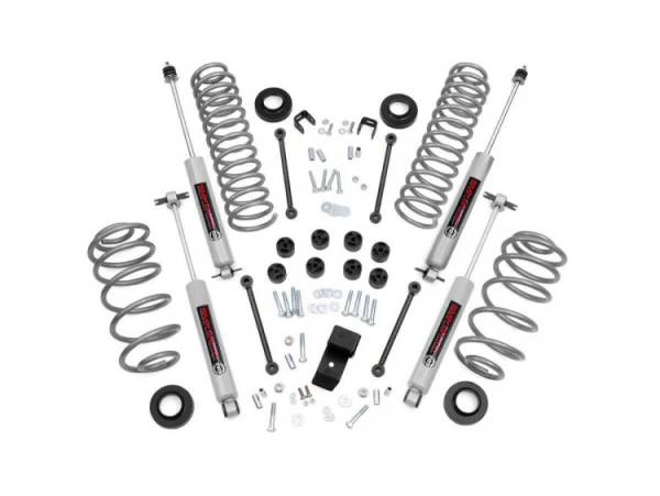 Rough Country - 3.25 Inch Jeep Suspension Lift Kit 6 Cyl 04-06 Wrangler TJ Unlimited Rough Country