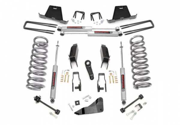 Rough Country - 5 Inch Suspension Lift Kit Gas 08 Dodge Ram 3500/2500 Mega Cab Rough Country