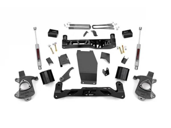 Rough Country - 5 Inch Suspension Lift Kit w/N3 14-18 Silverado/Sierra 1500 4WD Cast Steel Rough Country