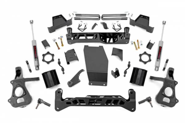 Rough Country - 7 Inch Suspension Lift Kit 14-18 Silverado/Sierra 1500 4WD Cast Steel Rough Country