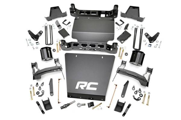 Rough Country - 7 Inch GMC Suspension Lift Kit 14-18 Sierra 1500 Denal 4WD w/MagneRide Steel Rough Country