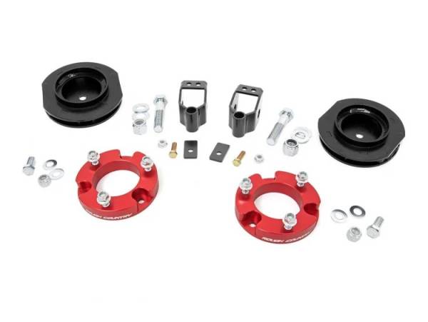 Rough Country - 2 Inch Toyota Suspension Lift Kit Red 10-20 4Runner 4WD X-REAS Rough Country