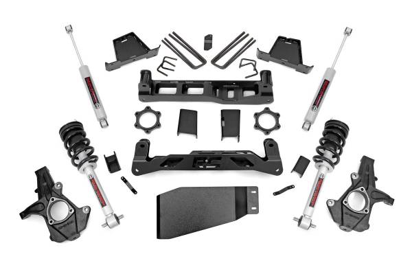 Rough Country - 7.5 Inch Suspension Lift Kit Lifted Struts 07-13 Silverado/Sierra 1500 Rough Country