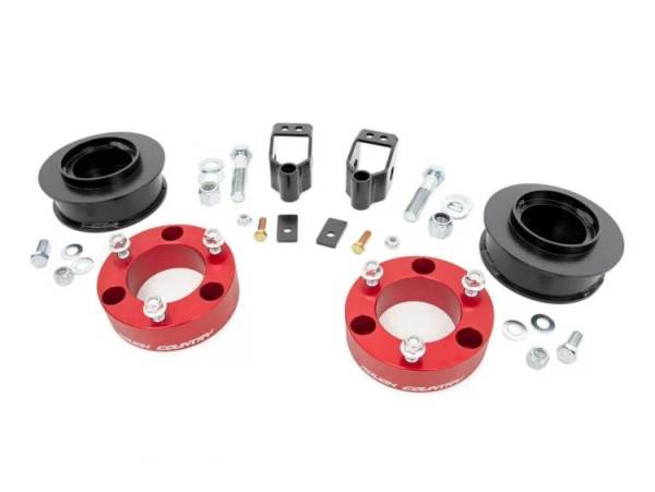 Rough Country - 3 Inch Toyota Suspension Lift Kit 03-09 4Runner 4WD w/X-REAS Red Rough Country