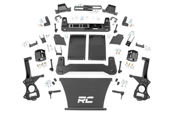 Rough Country - 6 Inch Suspension Lift Kit Strut Spacers 19-20 GMC Denali 1500 w/Adaptive Ride Control 4WD/2WD Rough Country
