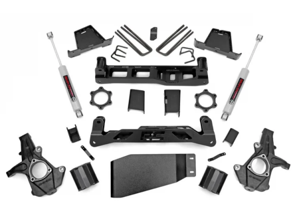 Rough Country - 6 Inch Suspension Lift Kit V2 07-13 Silverado/Sierra 1500 Rough Country