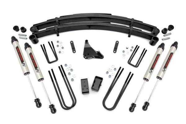 Rough Country - 4 Inch Suspension Lift Kit w/V2 Shocks 99-04 F-250/F-350 Super Duty Rough Country