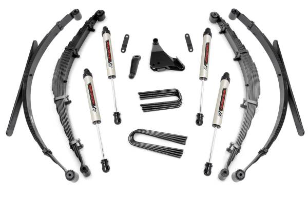 Rough Country - 6 Inch Suspension Lift System w/V2 Shocks 99-04 F-250/F-350 Super Duty Rough Country