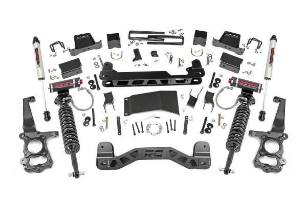 Rough Country - 6 Inch Suspension Lift Kit Vertex & V2 15-20 F-150 4WD Rough Country
