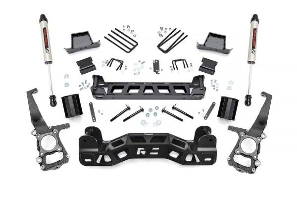 Rough Country - 6 Inch Suspension Lift Kit w/V2 Shocks 09-10 F-150 Rough Country