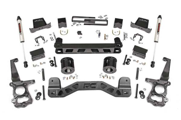 Rough Country - 6 Inch Suspension Lift Kit w/V2 Shocks 11-14 F-150 Rough Country