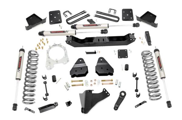 Rough Country - 6 Inch Suspension Lift Kit w/V2 Monotube 17-19 F-250/350 4WD Diesel Rough Country