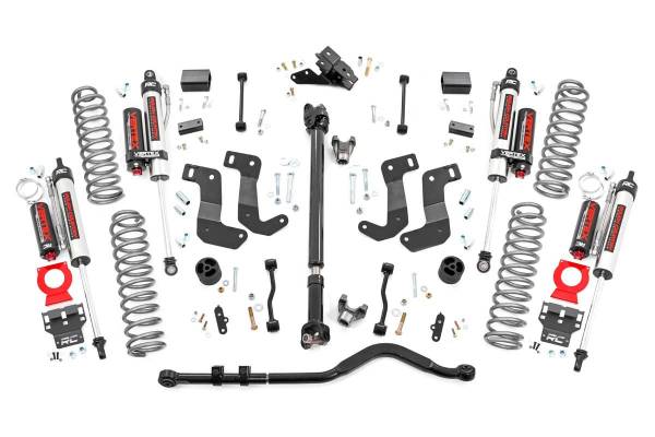 Rough Country - 3.5 Inch Jeep Suspension Lift Kit V2 Shocks Stage 2 Coils & Control Arm Drop 18-20 Wrangler JL-2 Door Rough Country