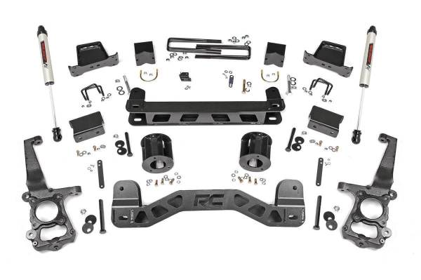 Rough Country - 6 Inch Suspension Lift Kit w/V2 Shocks 15-20 F-150 2WD Rough Country