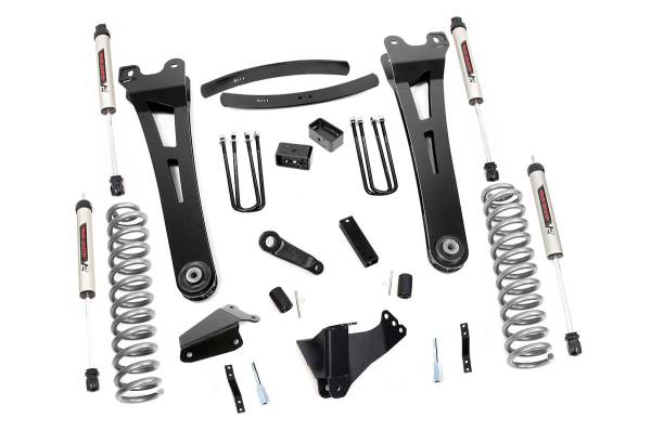 Rough Country - 6 Inch Suspension Lift Kit Radius Arms w/V2 Shocks 05-07 F-250/350 4WD Diesel Rough Country