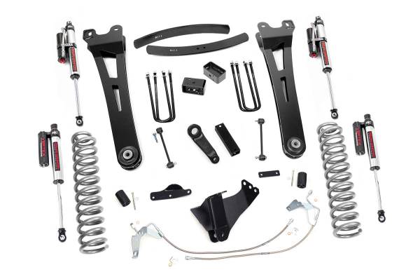 Rough Country - 6 Inch Suspension Lift Kit Radius Arms w/Vertex Shocks 08-10 F-250/350 4WD Diesel Rough Country