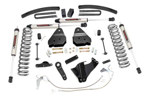 Rough Country - 6 Inch Suspension Lift Kit V2 Monotube Shocks 08-10 F-250/350 4WD Diesel Rough Country