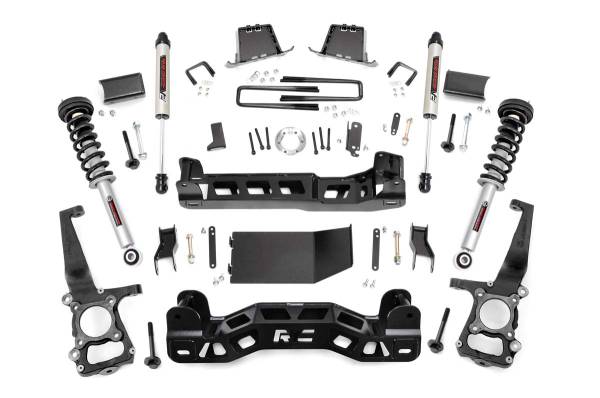 Rough Country - 6 Inch Suspension Lift Kit Lifted N3 Struts & V2 Shocks 09-10 F-150 4WD Rough Country