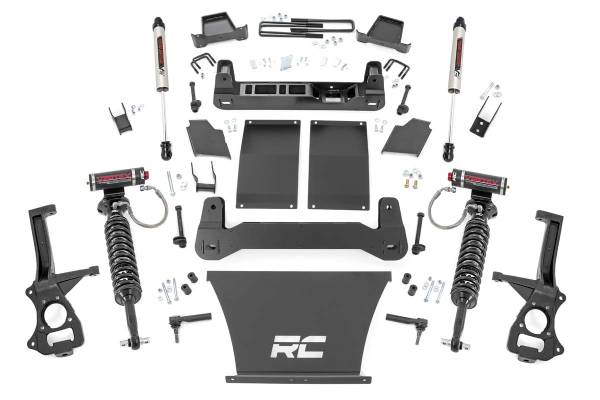 Rough Country - 6 Inch Suspension Lift Kit Vertex Coilovers & V2 Shocks 19-20 Silverado/Sierra 1500 4WD/2WD Rough Country