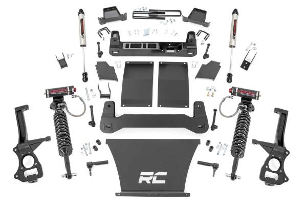 Rough Country - Sierra 1500 6 Inch Suspension Lift Kit Vertex w/V2 Shocks For 19-Pres GMC Sierra 1500 Rough Country