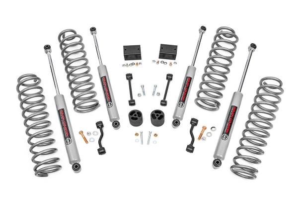 Rough Country - 2.5 Inch Jeep Suspension Lift Kit Springs 18-20 Wrangler JL-2 Door Rough Country