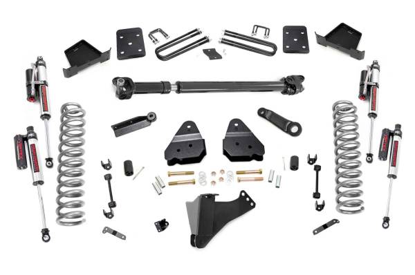 Rough Country - 6 Inch Suspension Lift Kit w/Front Drive Shaft Vertex 17-19 F-250 4WD w/Overloads Diesel Rough Country