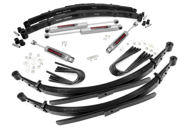 Rough Country - 2 Inch Suspension Lift System 56 Inch Rear Springs 88-91 C20/K20/C25/K25 Rough Country