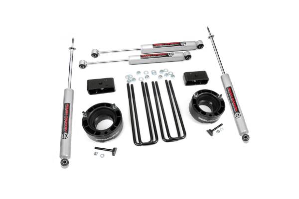 Rough Country - 2.5 Inch Leveling Lift Kit 94-01 Dodge Ram 1500 4WD Rough Country