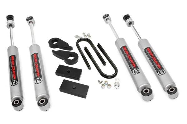 Rough Country - 2.5 Inch Leveling Lift Kit With Shocks 97-03 4WD Ford F-150 Rough Country