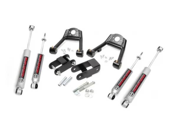 Rough Country - 1.5-2 Inch Suspension Lift Kit 86-94 Nissan D21 Hardbody Rough Country