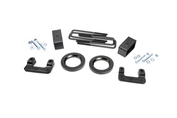 Rough Country - 2.5 Inch Leveling Lift Kit 16-18 Silverado/Sierra 1500 Stamped Steel Rough Country