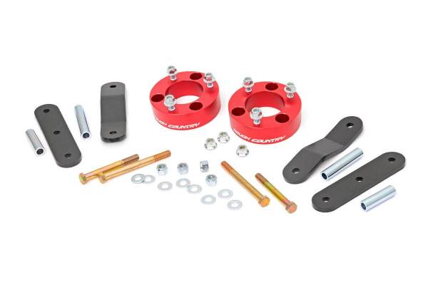 Rough Country - 2.5 Inch Nissan Suspension Lift Kit Red 05-19 Frontier/Xterra Rough Country