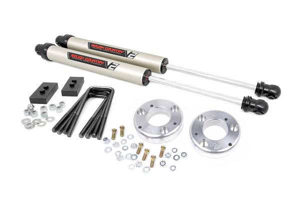 Rough Country - 2 Inch Leveling Lift Kit w/V2 Shocks 14-20 F-150 Rough Country