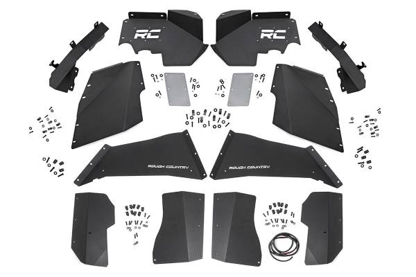 Rough Country - Jeep Front & Rear Inner Fenders Set 07-18 Wrangler JK Rough Country