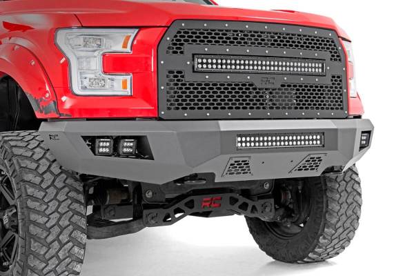 Rough Country - Ford Heavy-Duty Front LED Bumper 15-17 F-150 Rough Country